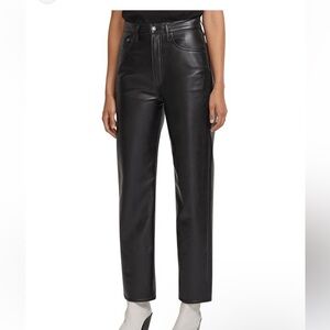 NWOT Agolde 90s Fitted Recycled Leather Pants